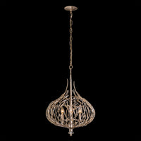 Bask 3 Light Crystal Pendant