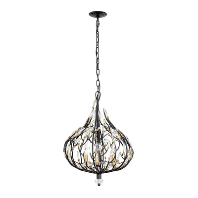 Bask 3 Light Crystal Pendant