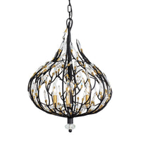 Bask 3 Light Crystal Pendant