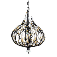 Bask 3 Light Crystal Pendant