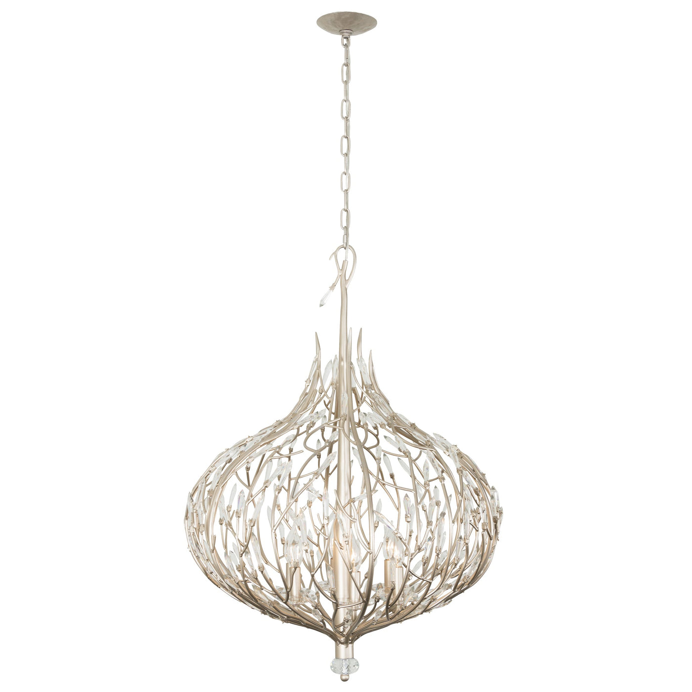 Bask 6 Light Crystal Pendant