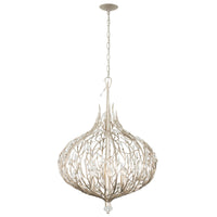 Bask 6 Light Crystal Pendant