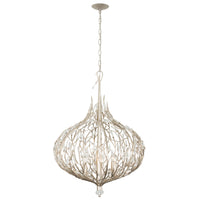 Bask 6 Light Crystal Pendant