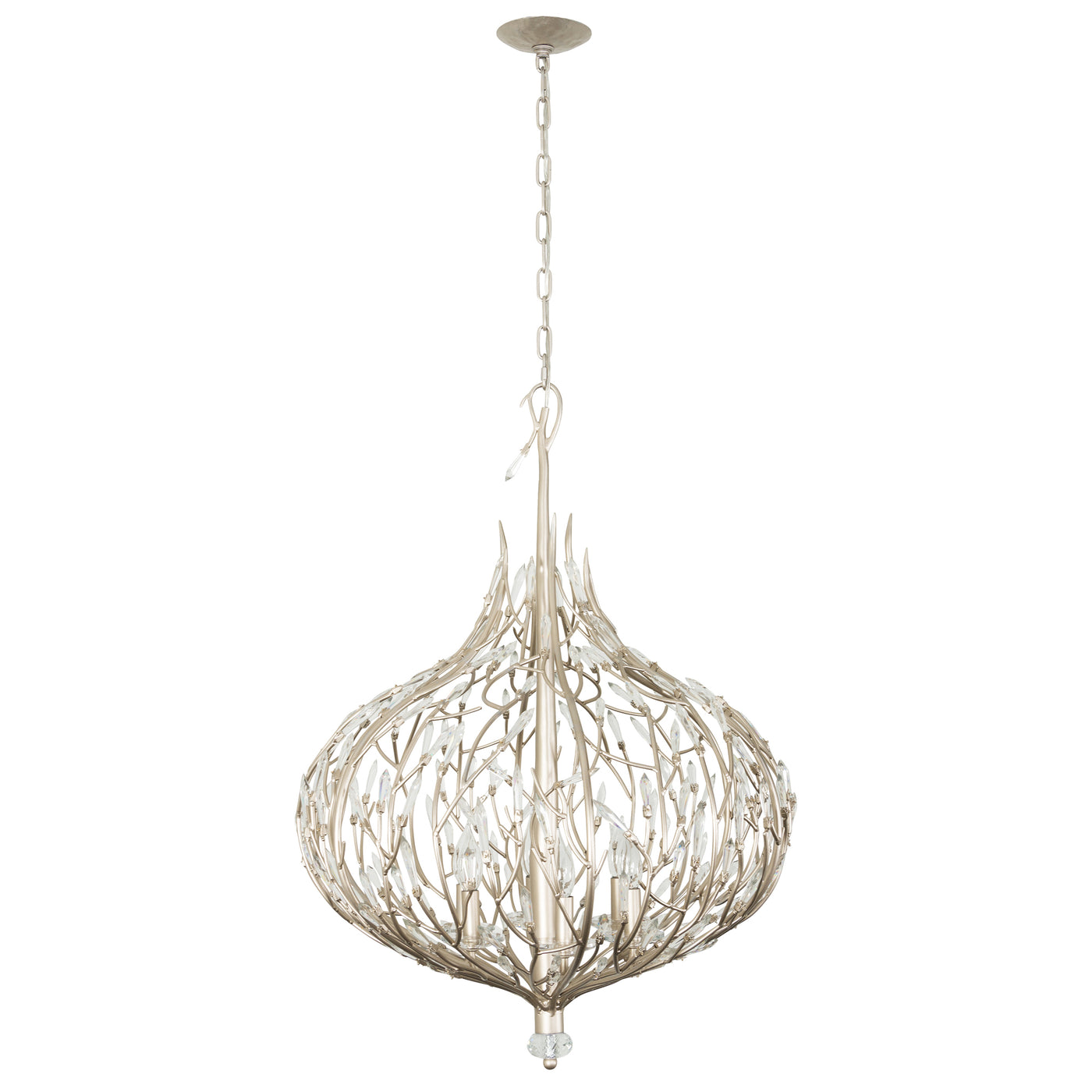 Bask 6 Light Crystal Pendant