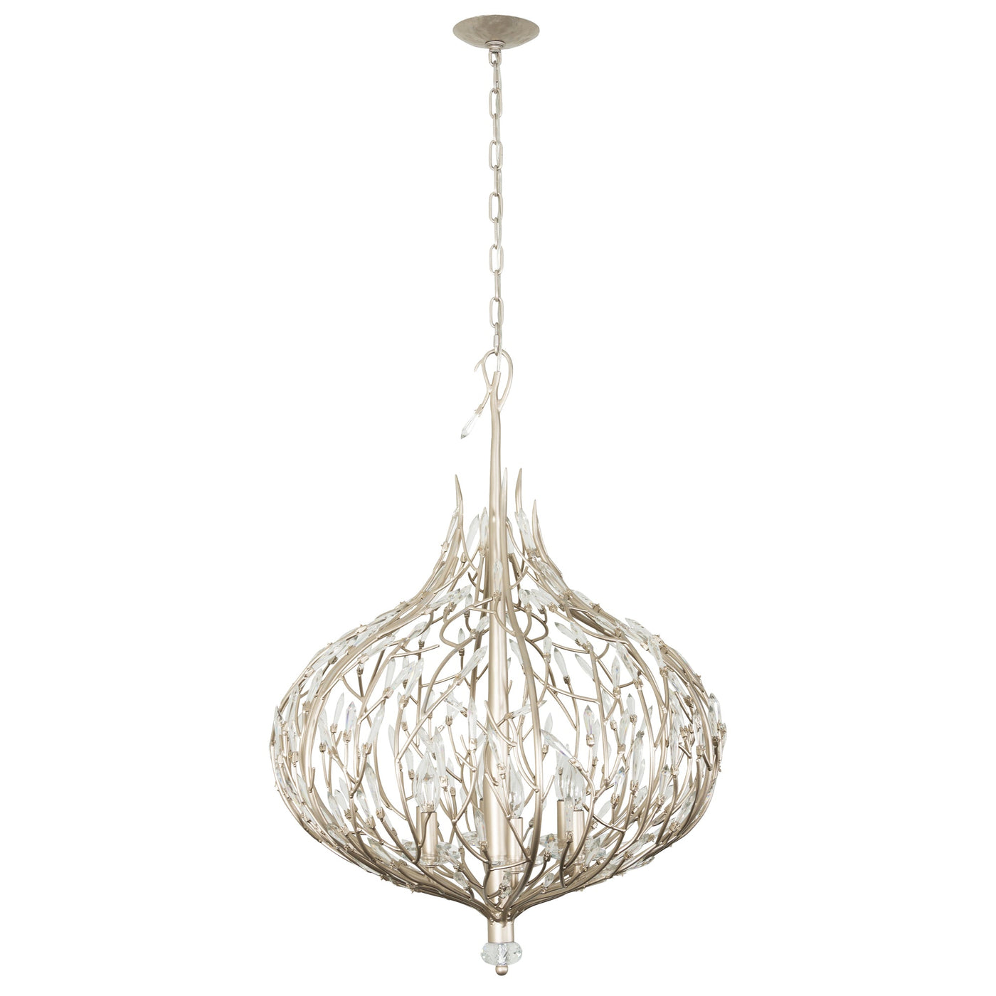 Bask 6 Light Crystal Pendant