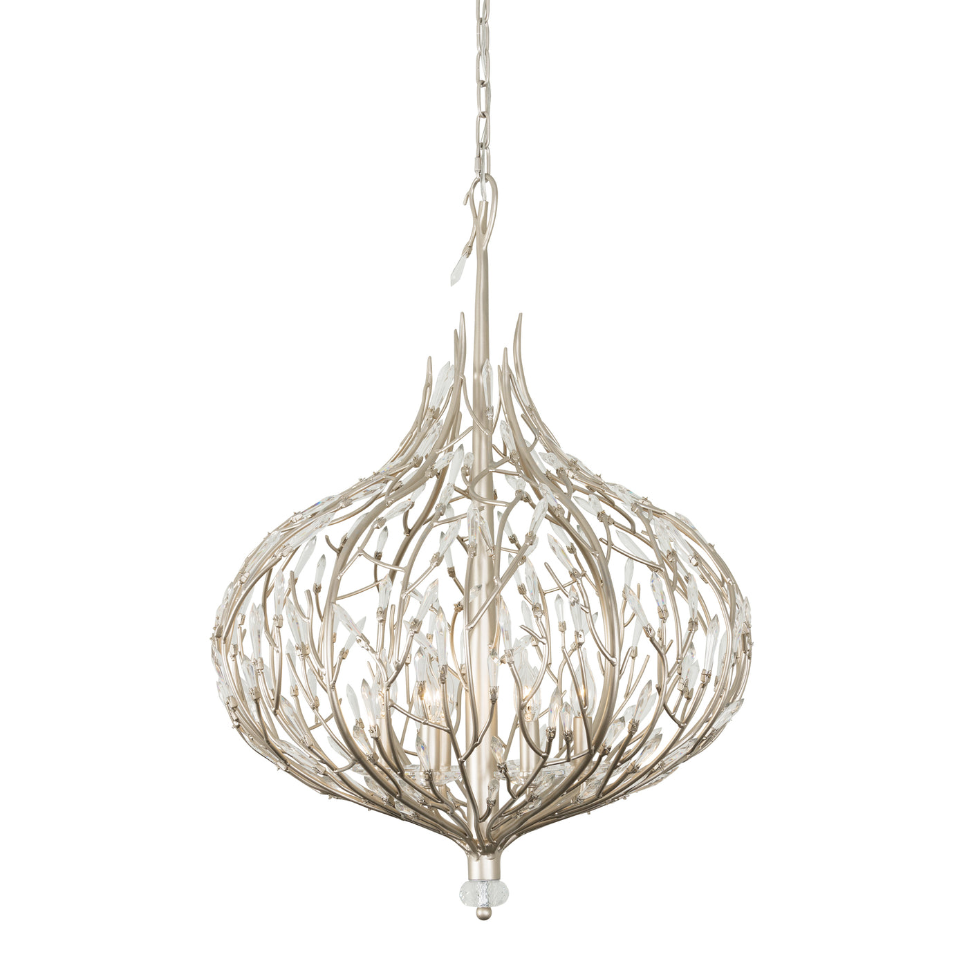 Bask 6 Light Crystal Pendant