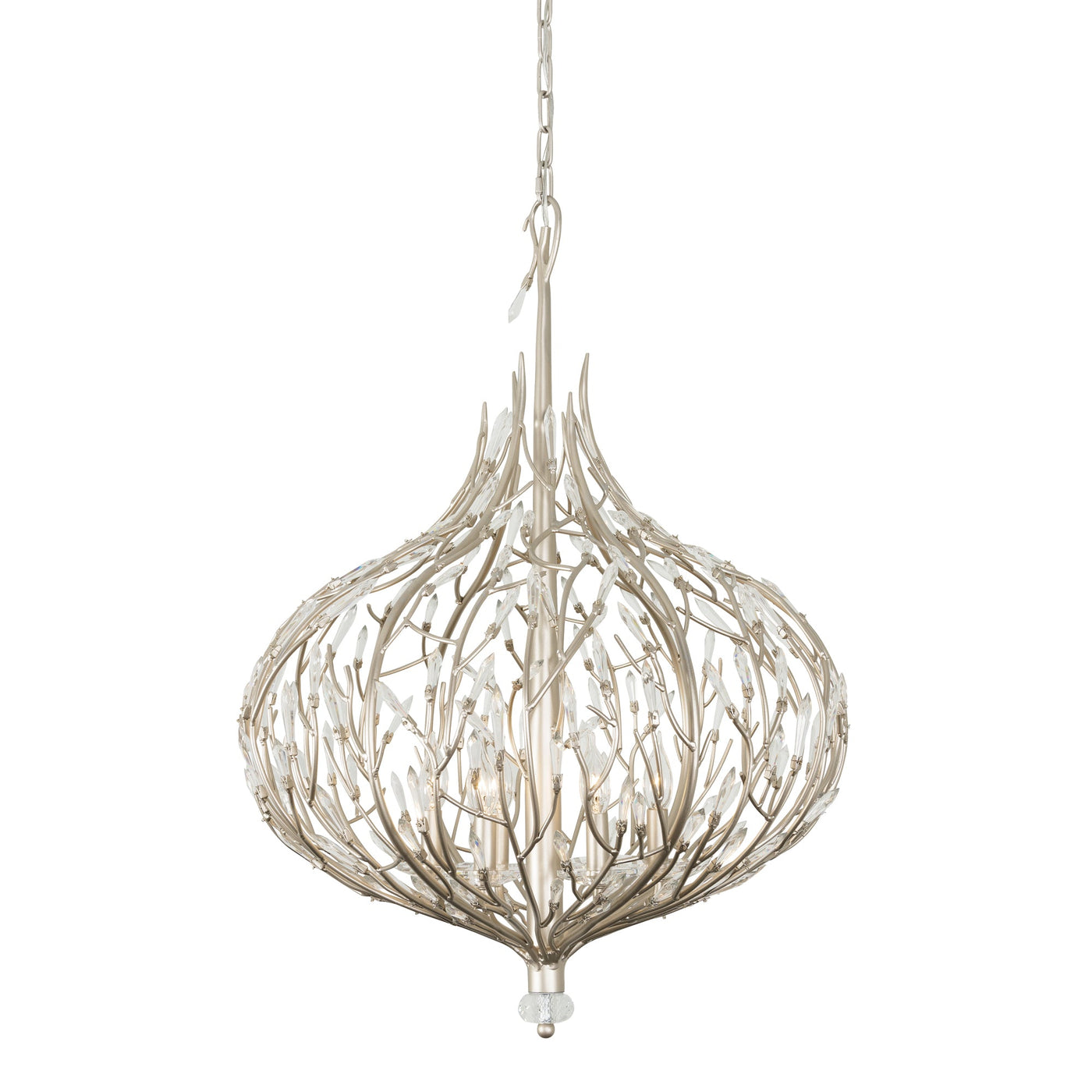 Bask 6 Light Crystal Pendant