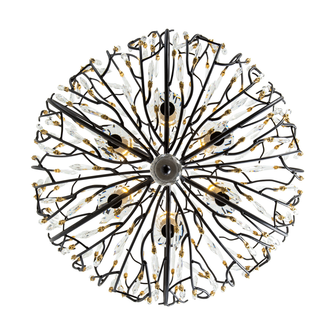 Bask 6 Light Crystal Pendant