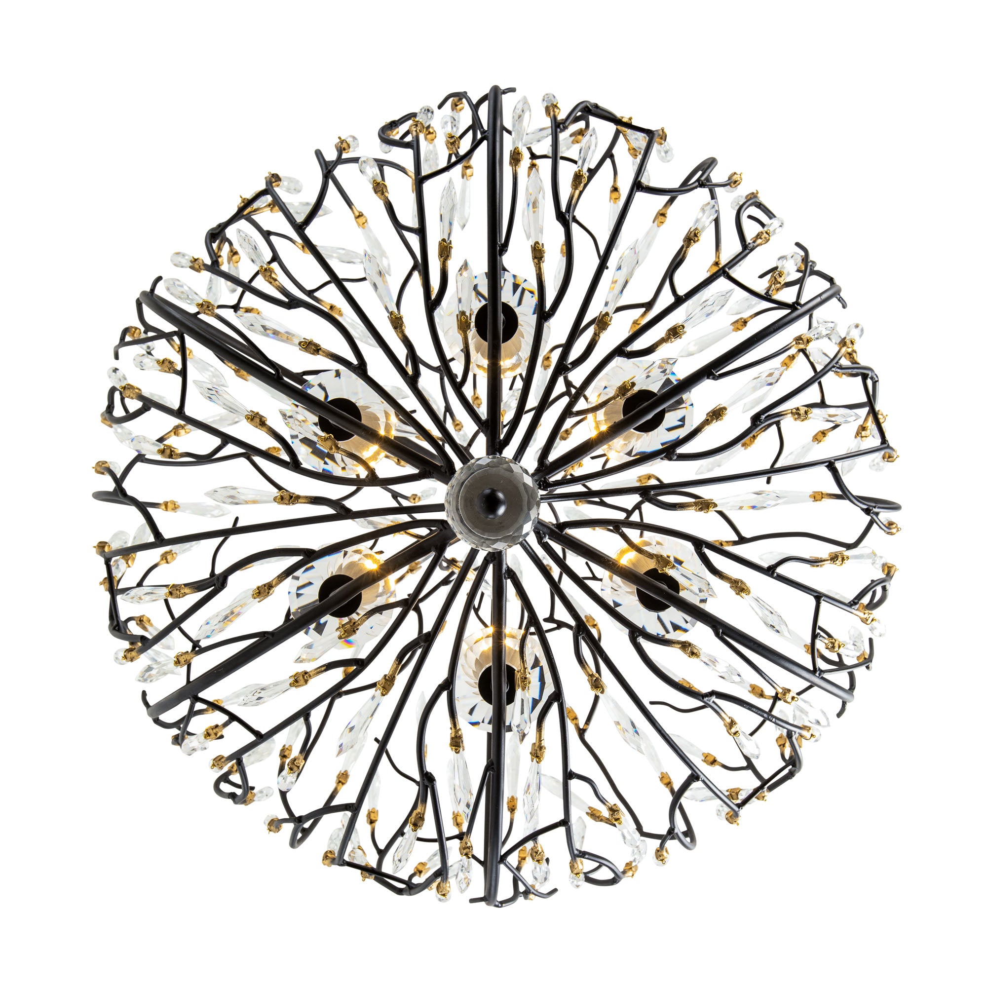 Bask 6 Light Crystal Pendant