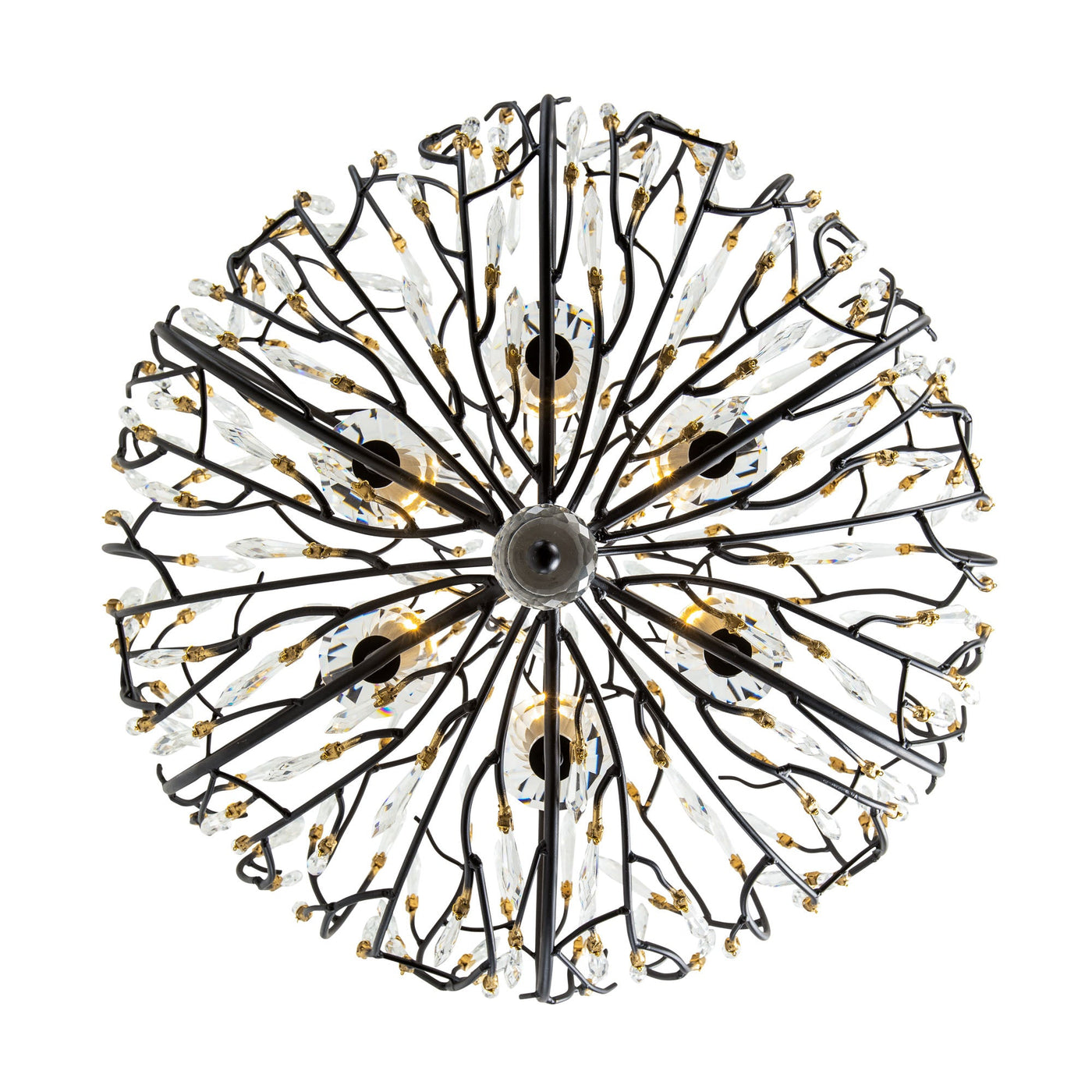 Bask 6 Light Crystal Pendant