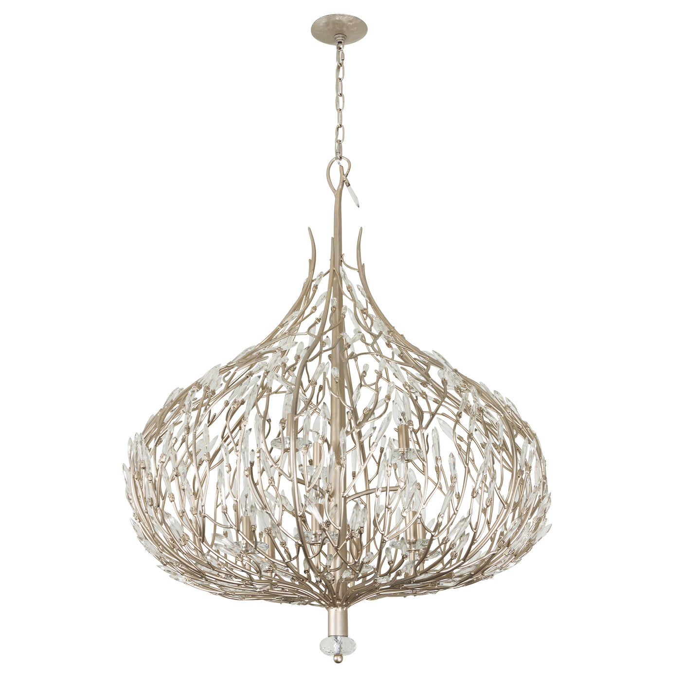 Bask 9 Light Crystal Pendant
