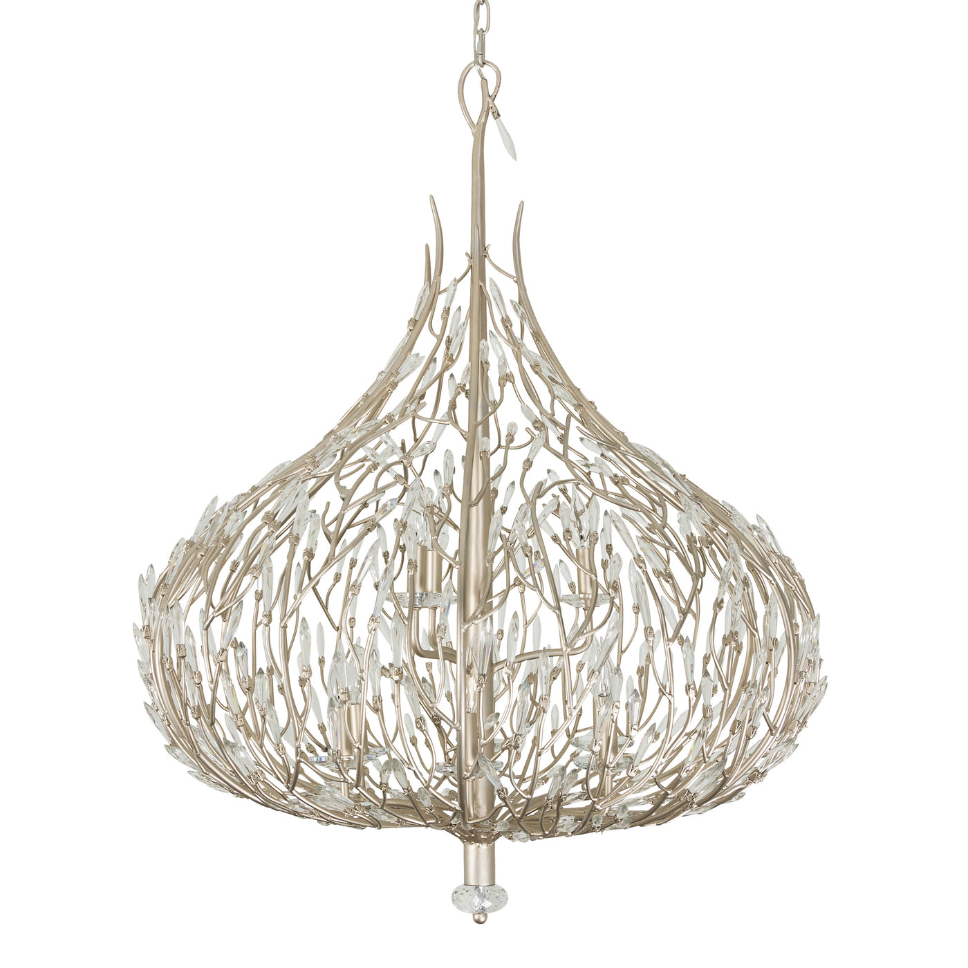 Bask 9 Light Crystal Pendant
