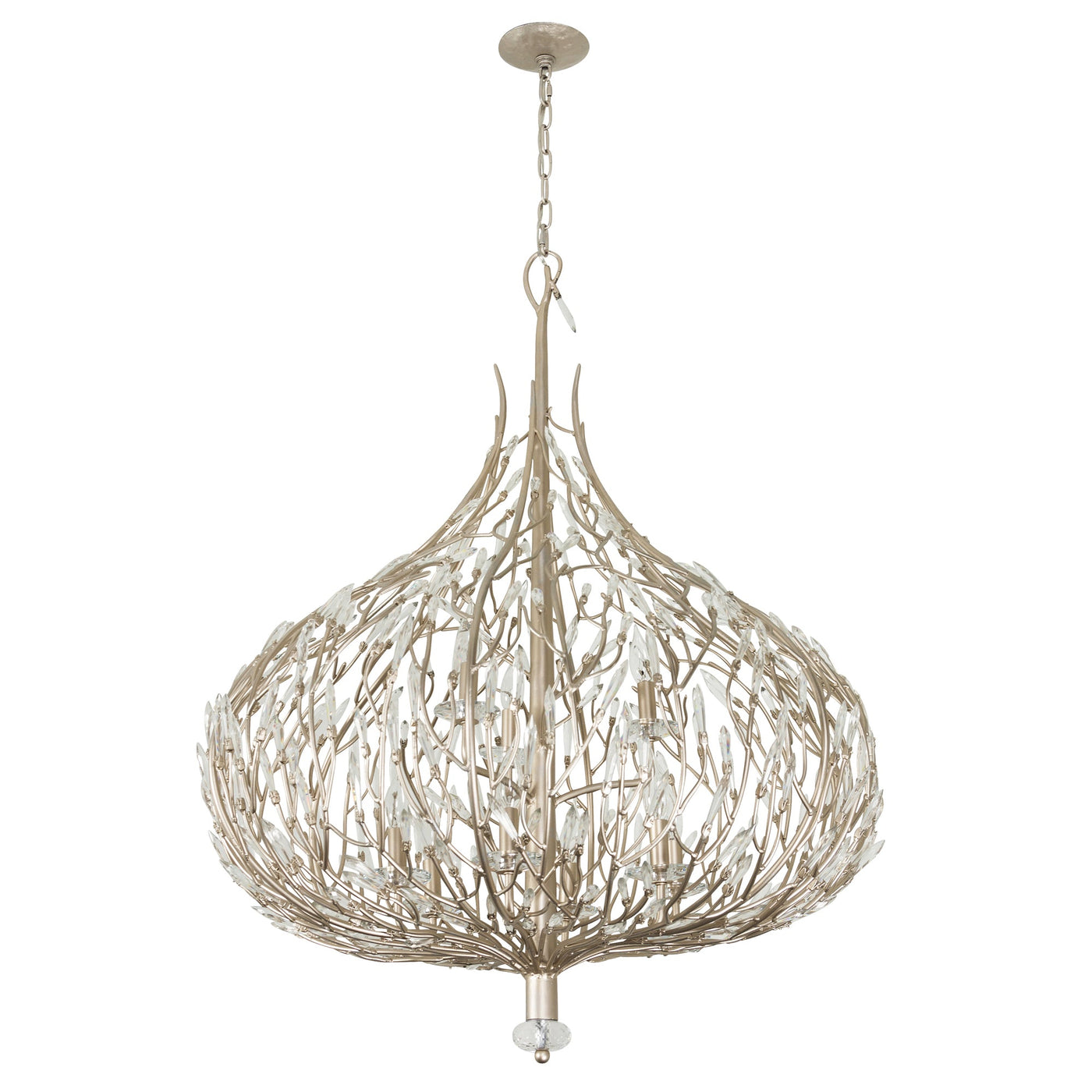 Bask 9 Light Crystal Pendant