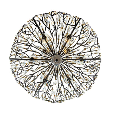Bask 9 Light Crystal Pendant