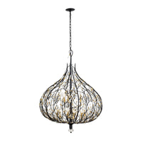 Bask 9 Light Crystal Pendant