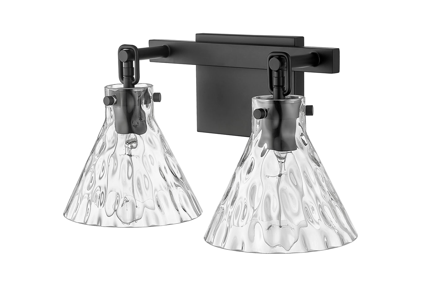 16.25'' Barlon Matte Black 2 Light Bath Vanity