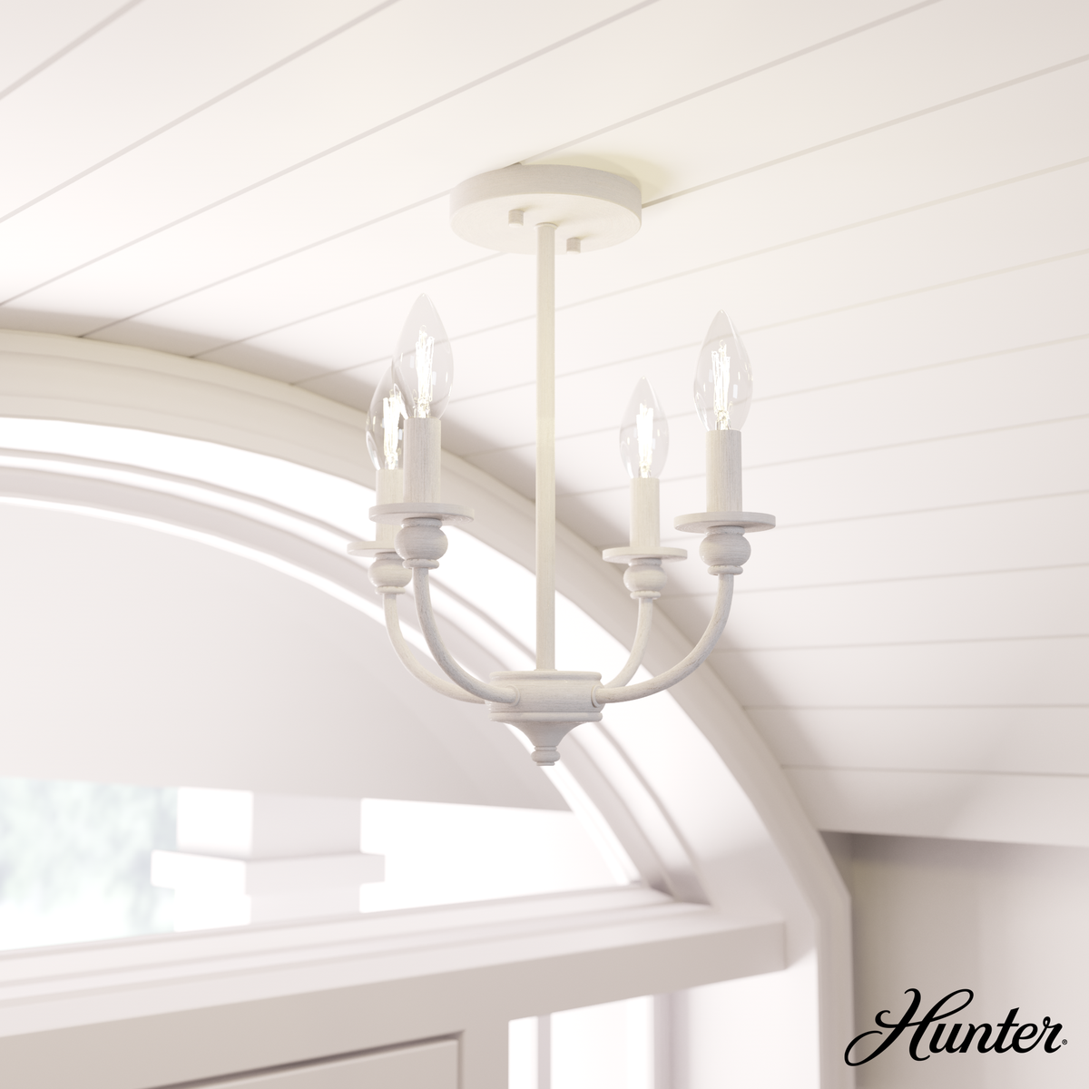 Saddle Creek 7.5-inch 1-light Brushed Nickel Schoolhouse Pendant with Cased White Glass