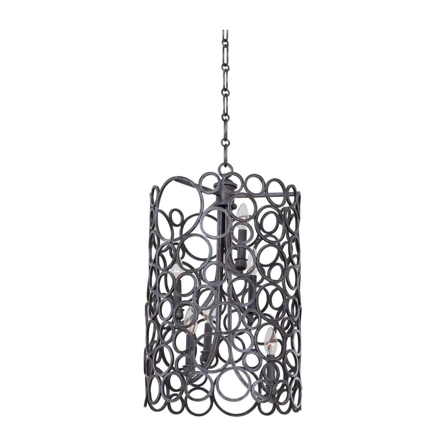 27'' Ashbourne 6 Light Vintage Iron Chandelier