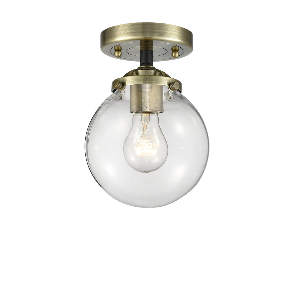 Beacon 6-Inch 1-Light Semi-Flush Mount 8.125-Inch High