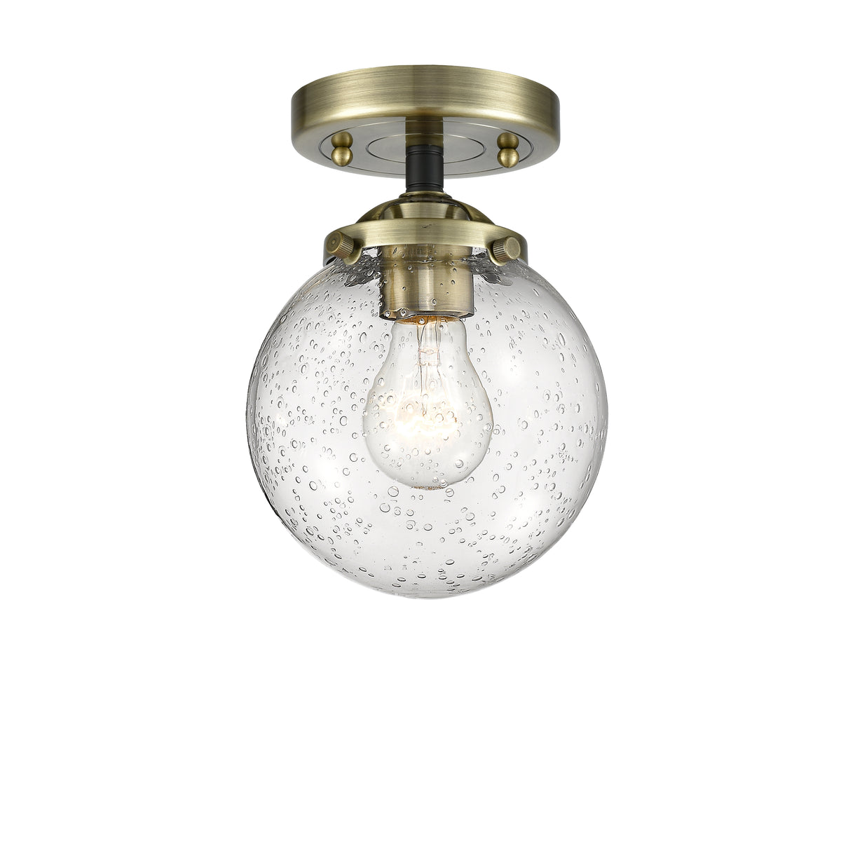 Beacon 6-Inch 1-Light Semi-Flush Mount 8.125-Inch High
