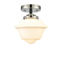 Nouveau Semi-Flush Mount Brushed Satin Nickel