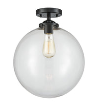 Nouveau Semi-Flush Mount Brushed Satin Nickel