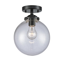 Nouveau Semi-Flush Mount Brushed Satin Nickel