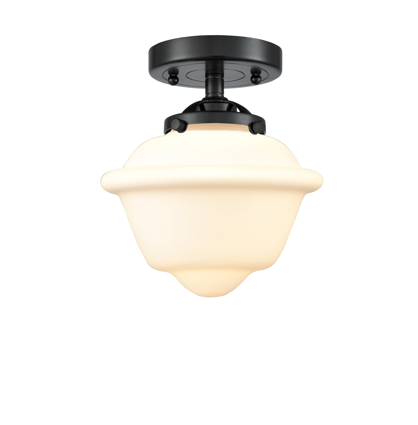 Nouveau Semi-Flush Mount Brushed Satin Nickel