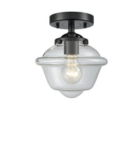 Nouveau Semi-Flush Mount Brushed Satin Nickel