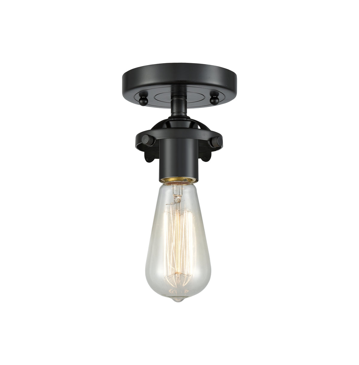 Beacon 6-Inch 1-Light Semi-Flush Mount 8.125-Inch High Dimmable