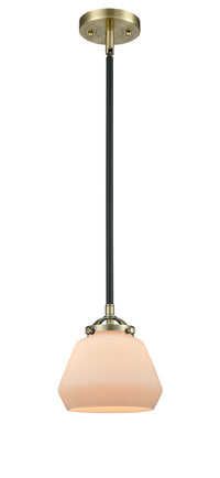 Nouveau Mini Pendant 6.75 Inch Cast Brass