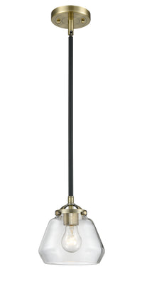 Nouveau Mini Pendant Black Antique Brass