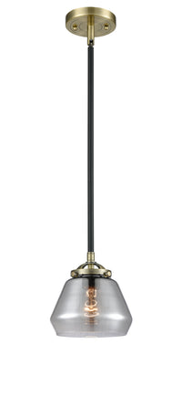 Nouveau Mini Pendant 6.75 Inch Cast Brass
