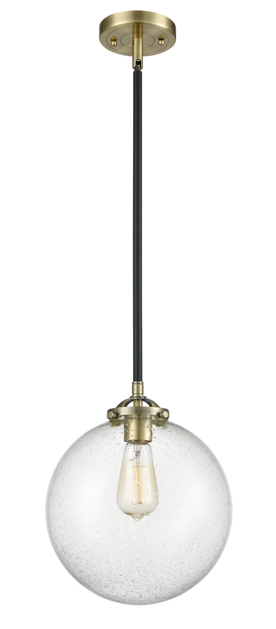 Nouveau Mini Pendant Black Cast Brass
