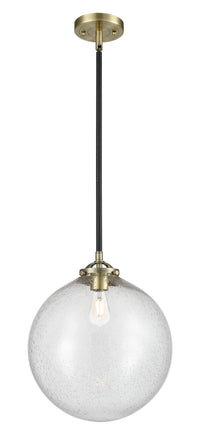 Nouveau Mini Pendant Black Antique Brass