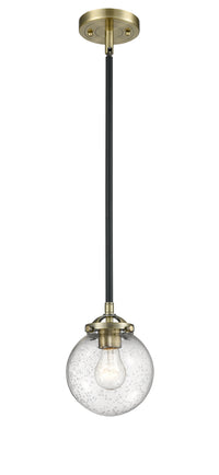 Nouveau Mini Pendant Black Antique Brass