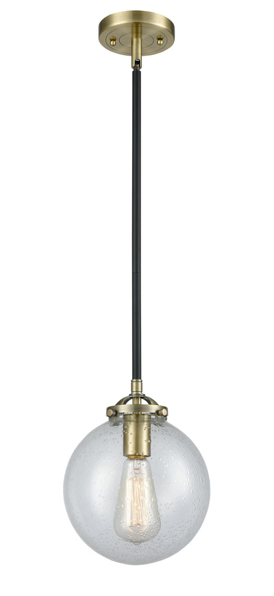 Nouveau Mini Pendant Black Antique Brass