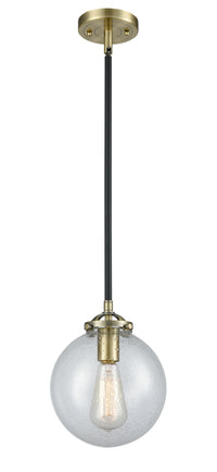 Nouveau Mini Pendant 8" Cast Brass