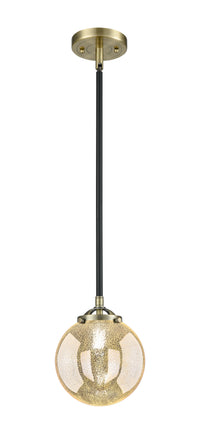 Nouveau Mini Pendant Black Antique Brass