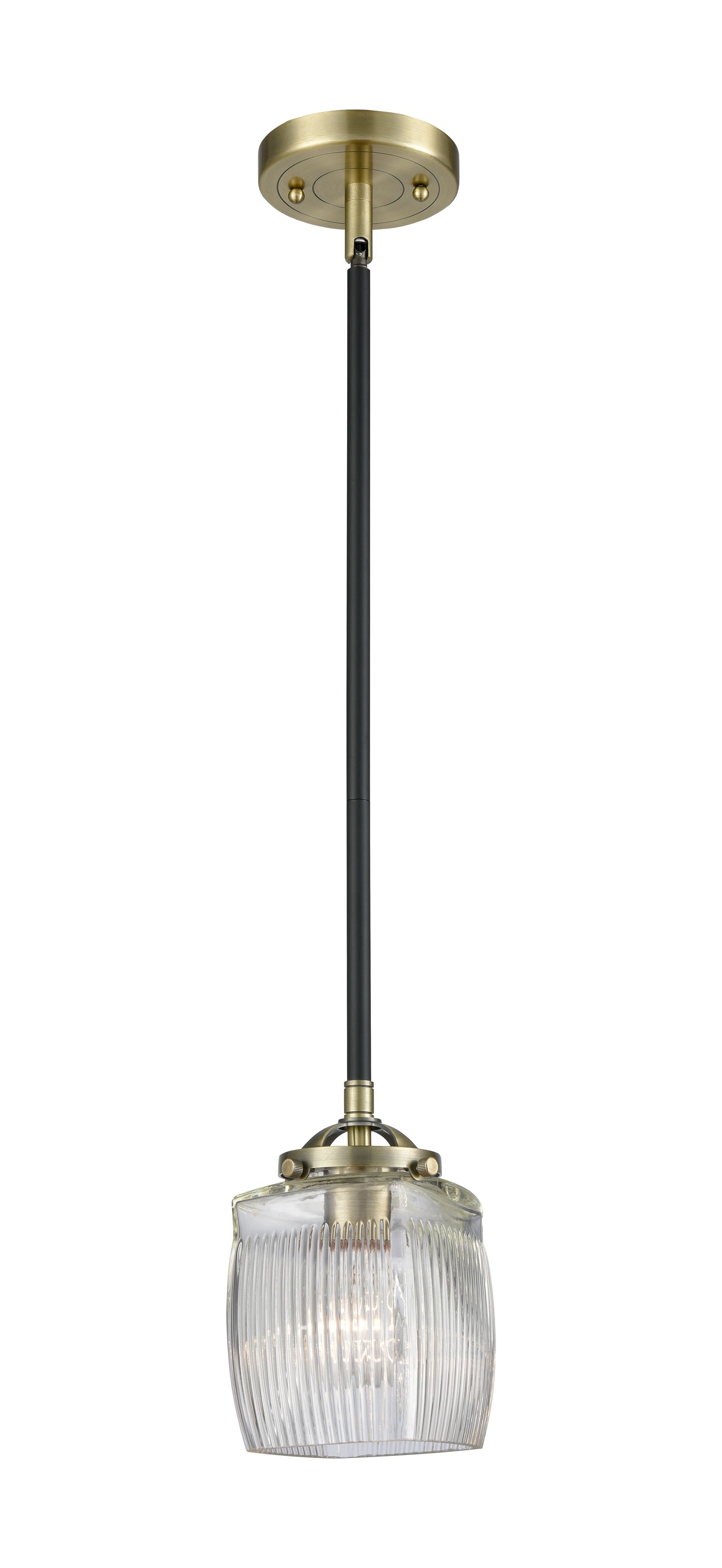 Nouveau Mini Pendant Cast Brass Black