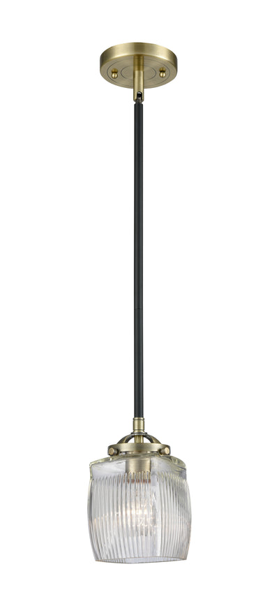 Nouveau Mini Pendant Cast Brass Black