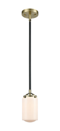 Nouveau Mini Pendant Black Antique Brass