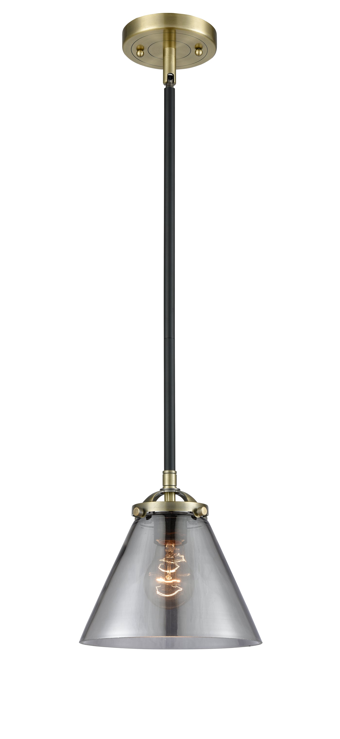 Nouveau Mini Pendant Cast Brass Black