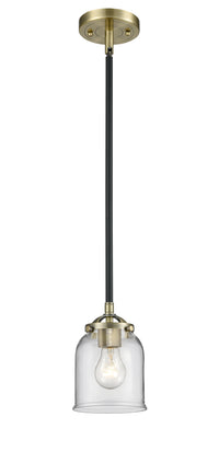 Nouveau Mini Pendant Black Antique Brass