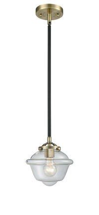 Nouveau Mini Pendant Black Antique Brass