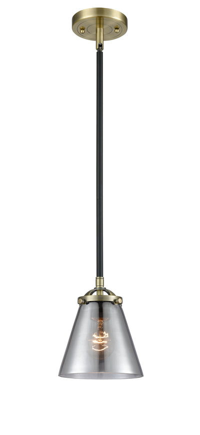 Nouveau Mini Pendant Cast Brass 6.25 Inch