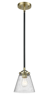 Nouveau Mini Pendant Black Antique Brass