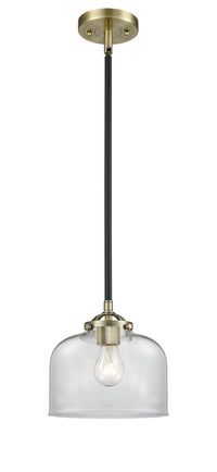 Nouveau Mini Pendant Black Antique Brass