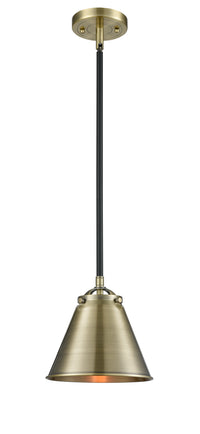 Nouveau Mini Pendant Black Antique Brass