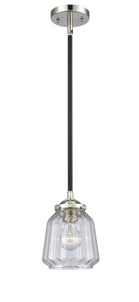 Nouveau Mini Pendant Black Antique Brass